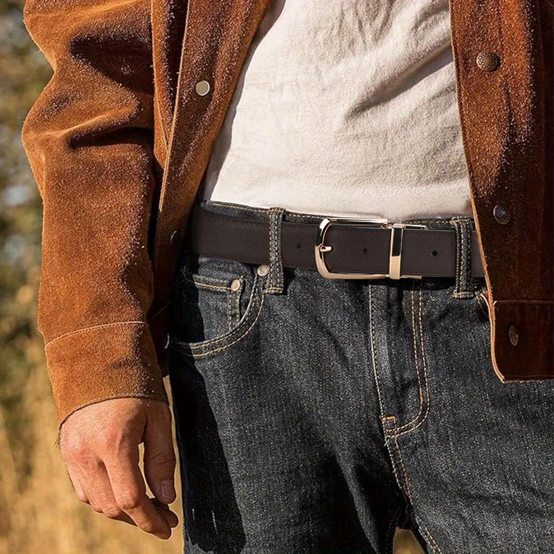 1pc Men's Business Genuine Lea - огляд і ціна Leather Belt Braided