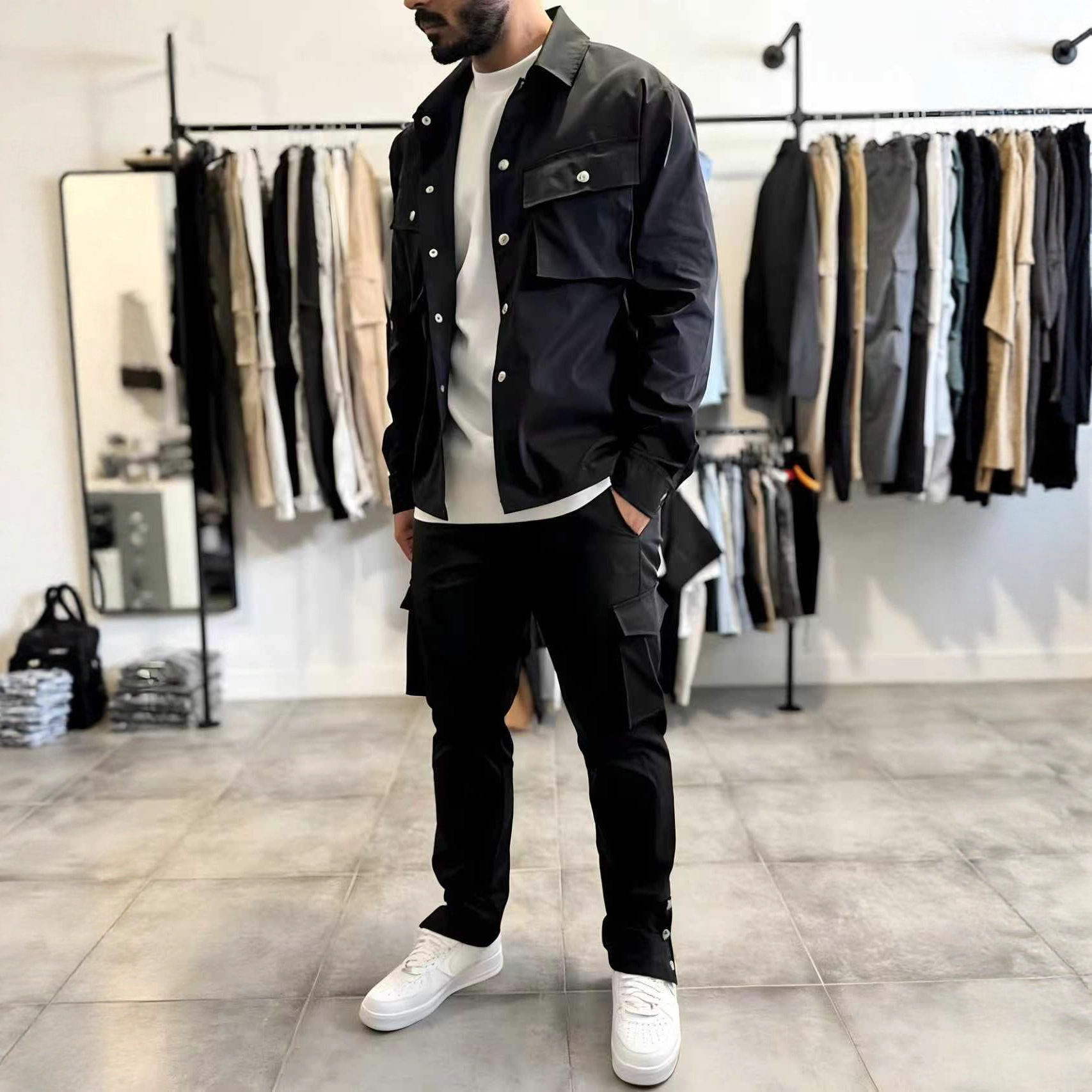 Fashion Men's Casual Tooling M - огляд і ціна Men'S Fashion Zipper Jacket