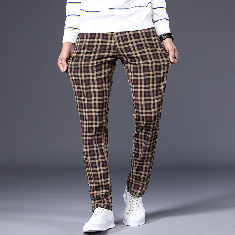 6 colors classic plaid casual  - огляд і ціна Mens Fashion Young