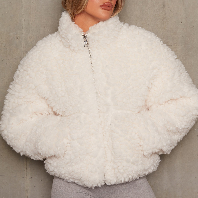 Winter Lamb Wool Short Coat Fo - огляд і ціна Sherpa Jacket Fleece