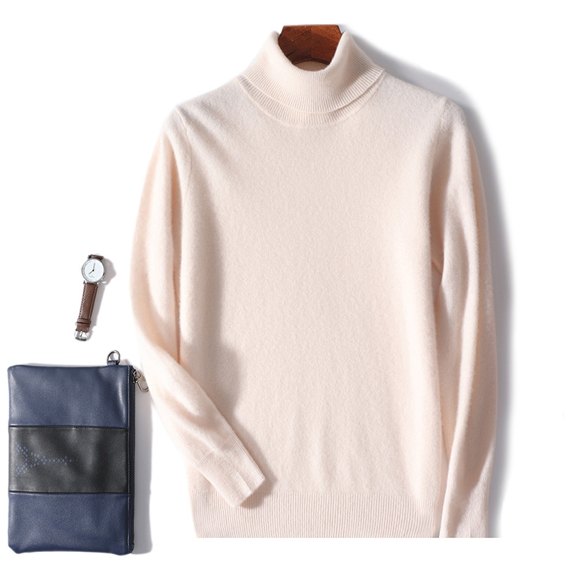 Men's 100% Pure Wool High Coll - огляд і ціна Turtleneck Sweater Men